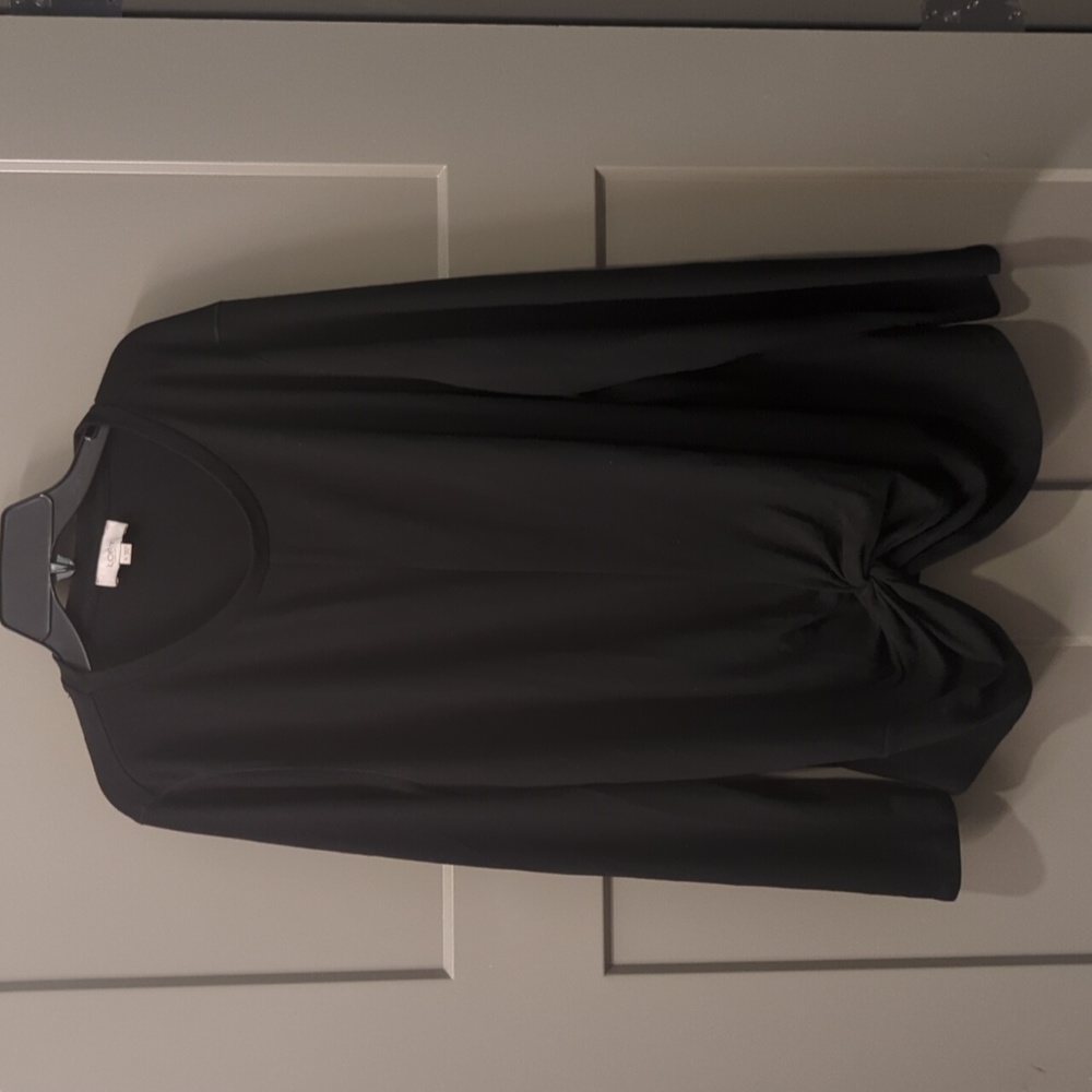 Loft twist front long sleeve top